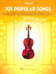 101 Popular Songs Violin Book cover Thumbnail